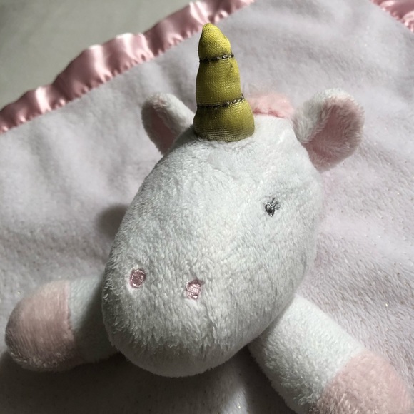 Cloud Island Unicorn Lovey Blankie Security Blanket - Picture 3 of 7